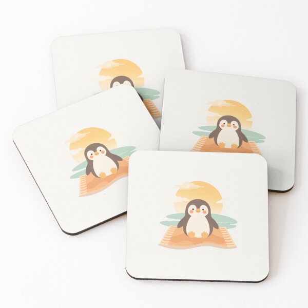 Item preview, Happy Penguin Beach Towel Sunny Day Kawaii Cute T-Shirt designed and sold by WrongGift.