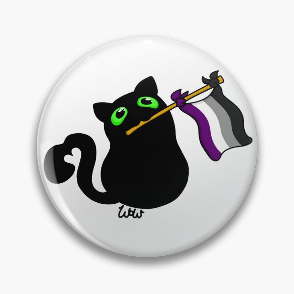 Item preview, Pride Flag Kitty - Ace designed and sold by WorksOfWhimsies.