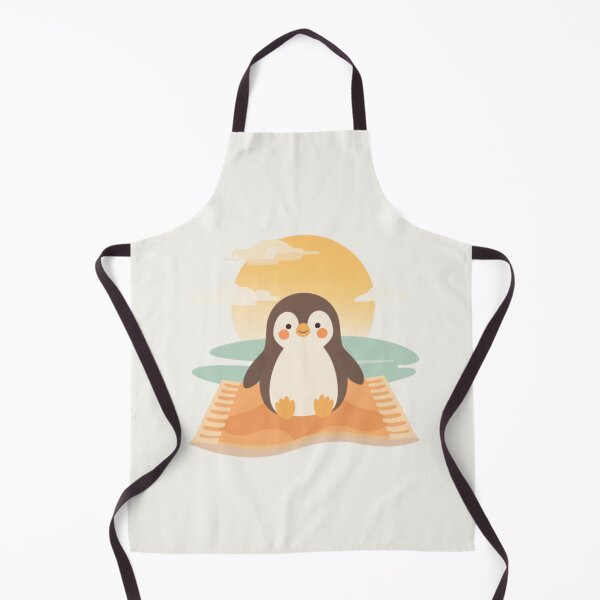 Item preview, Happy Penguin Beach Towel Sunny Day Kawaii Cute T-Shirt designed and sold by WrongGift.