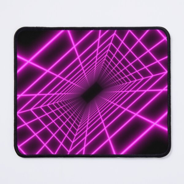 Item preview, Magenta Glow Rectangular Wireframe Tunnel designed and sold by Electric Shock!! Design.