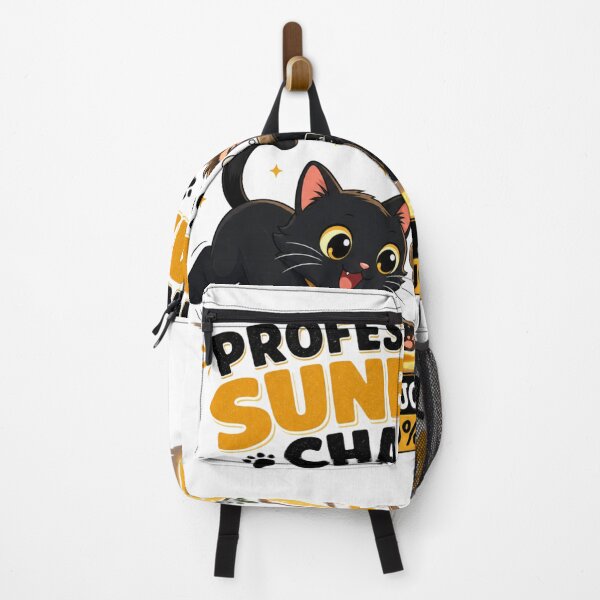 Item preview, Professional Sunbeam Chaser Black Cat Dad Funny T-Shirt designed and sold by Ashley critters.