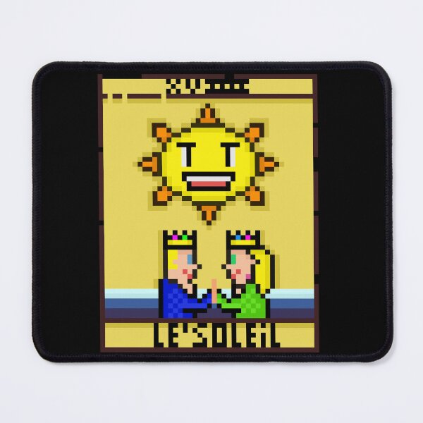 Item preview, The Sun Tarot Card Le Solei Retro Pixel Art designed and sold by RetroRlx.