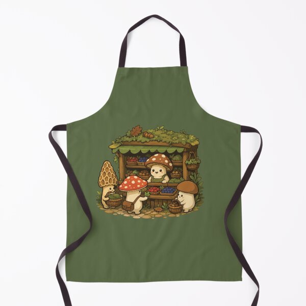Item preview, Cute Mushroom Farmers Market Cottagecore designed and sold by SimplePoDesign.