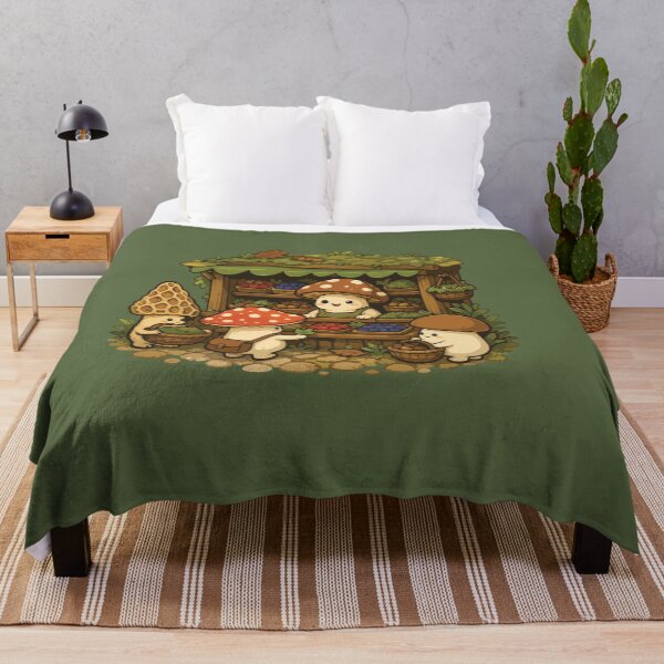 Item preview, Cute Mushroom Farmers Market Cottagecore designed and sold by SimplePoDesign.