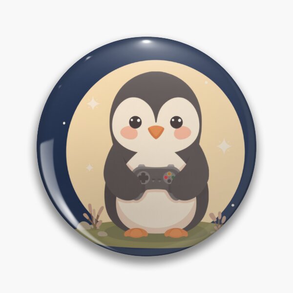 Artikelvorschau, Niedliches Gamer-Pinguin-Gamecontroller-Kawaii-Tier-T-Shirt entworfen und verkauft von WrongGift.