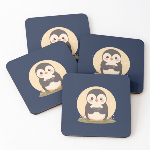 Item preview, Cute Gamer Penguin Game Controller Kawaii Animal T-Shirt designed and sold by WrongGift.
