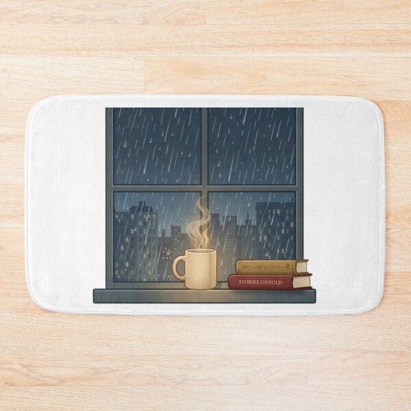 Item preview, Cozy Rainy Day Window View designed and sold by Northern Glow Art.