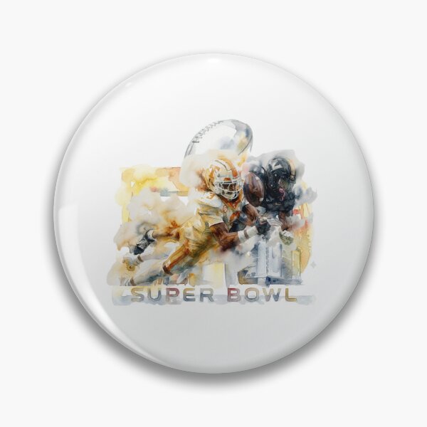 Item preview, Dynamic American Football Watercolor Super Bowl Art designed and sold by cucuzeus.