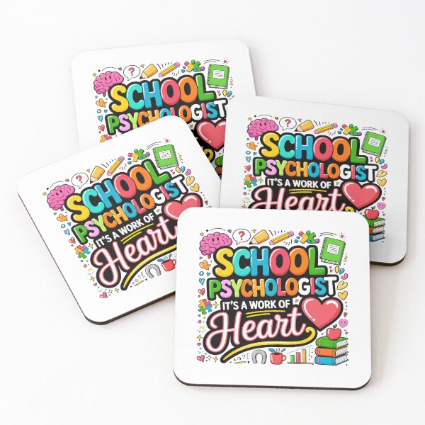 Item preview, School Psychologist It's A Work of Heart Psych Appreciation designed and sold by ZACK ART.