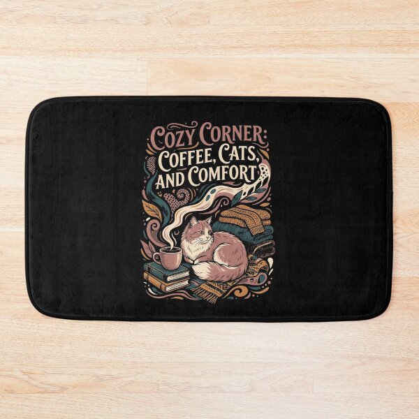 Item preview, Cozy Corner Coffee Cats and Comfort  designed and sold by Sketchlegacy.