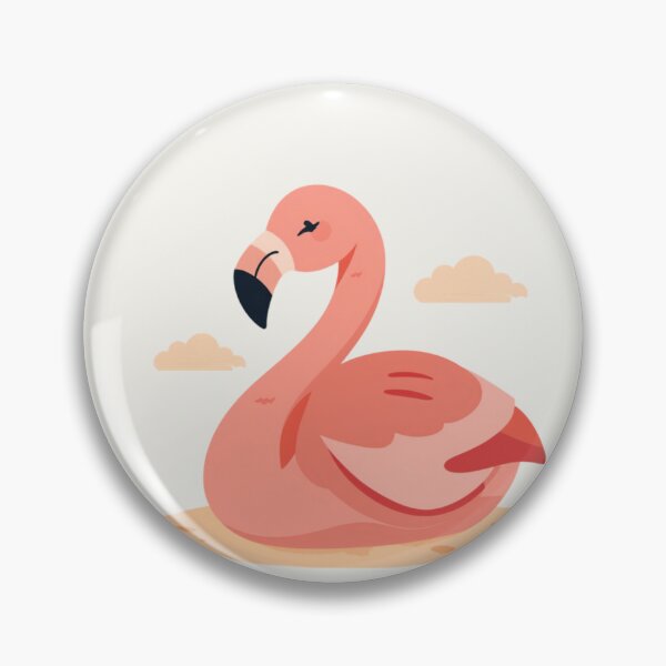 Item preview, Dreamy Pink Flamingo Soft Clouds Kawaii Cute Animal T-Shirt designed and sold by WrongGift.