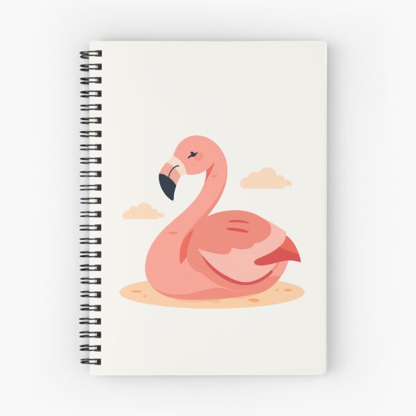 Item preview, Dreamy Pink Flamingo Soft Clouds Kawaii Cute Animal T-Shirt designed and sold by WrongGift.