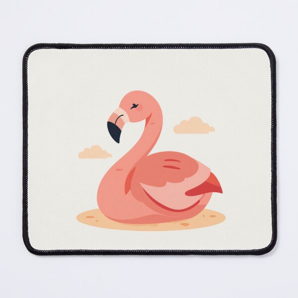 Item preview, Dreamy Pink Flamingo Soft Clouds Kawaii Cute Animal T-Shirt designed and sold by WrongGift.