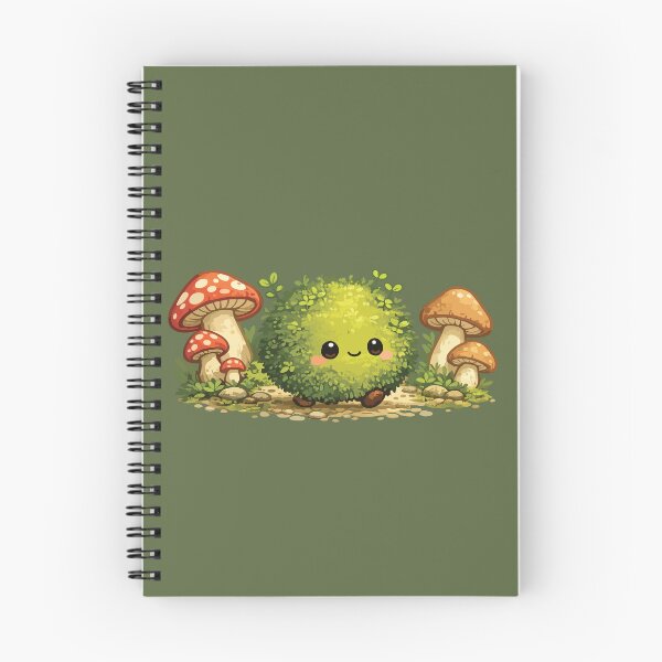 Item preview, Cute Kawaii Moss Ball Forest Spirit designed and sold by SimplePoDesign.