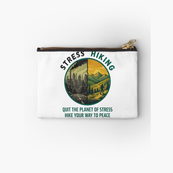 Item preview, Stress Hiking Shirt Design - Quit The Planet Of Stress Hike Your Way To Peace designed and sold by Gabe1983.