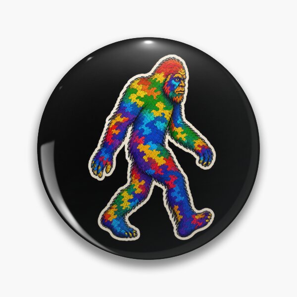 Item preview, Rainbow Camouflage Bigfoot Sasquatch Colorful Cryptid Design designed and sold by Swanny's Custom T-shirt and Gift Designs.