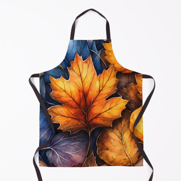 Item preview, Hearts 20 - Autumn Heart of Yellow and Blue Leaves designed and sold by NikaNavi.