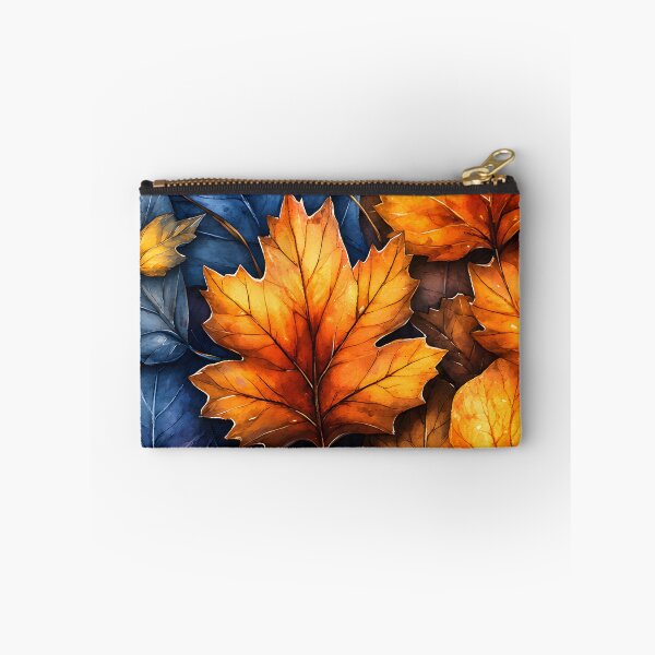 Item preview, Hearts 20 - Autumn Heart of Yellow and Blue Leaves designed and sold by NikaNavi.