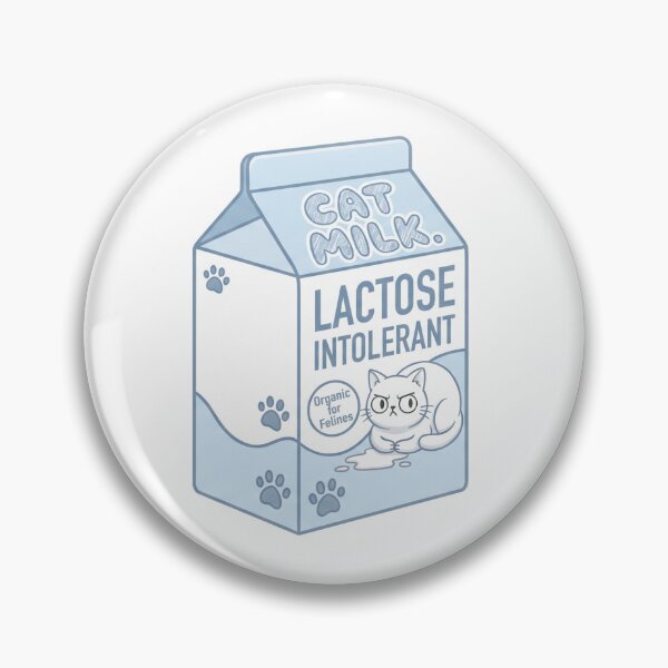 Item preview, Lactose Intolerant Cat Milk Carton - Sarcastic Kawaii designed and sold by 0Zetgest.