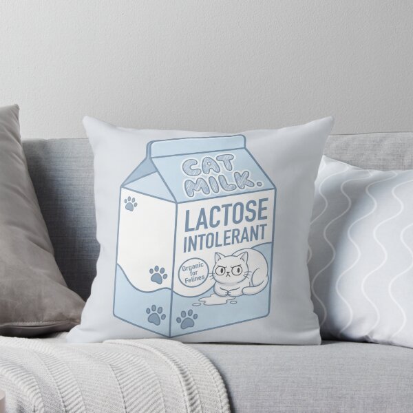 Item preview, Lactose Intolerant Cat Milk Carton - Sarcastic Kawaii designed and sold by 0Zetgest.