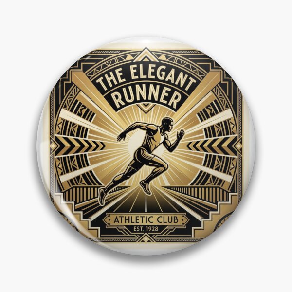 Item preview, Art Deco Running Design designed and sold by RunningWhiskers.