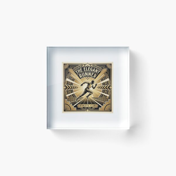Item preview, Art Deco Running Design designed and sold by RunningWhiskers.