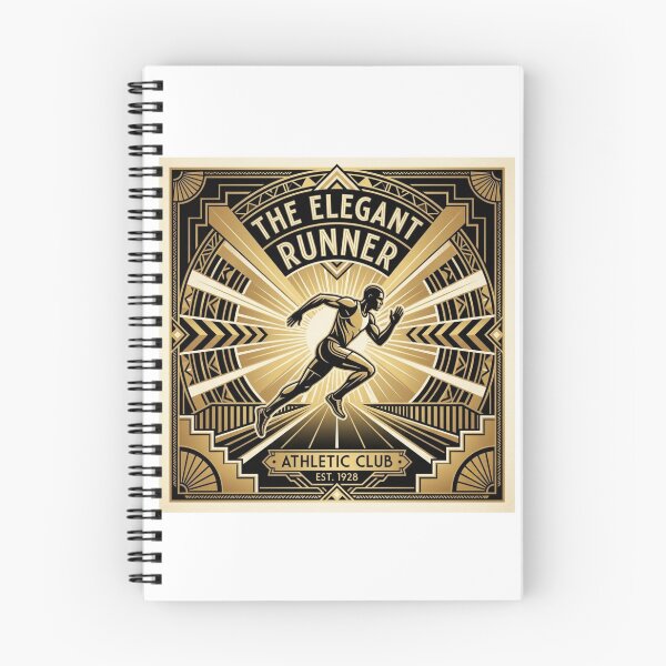 Item preview, Art Deco Running Design designed and sold by RunningWhiskers.