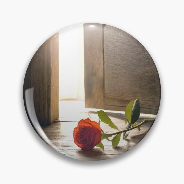 Item preview, Red Rose Laying on a Wooden Floor designed and sold by Maria Dryfhout.