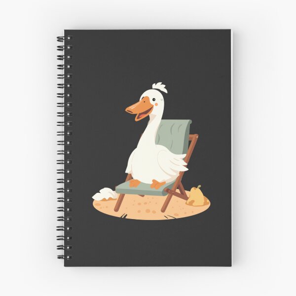 Item preview, Dramatic Goose Beach Chair Summer Vibes Kawaii T-Shirt designed and sold by WrongGift.