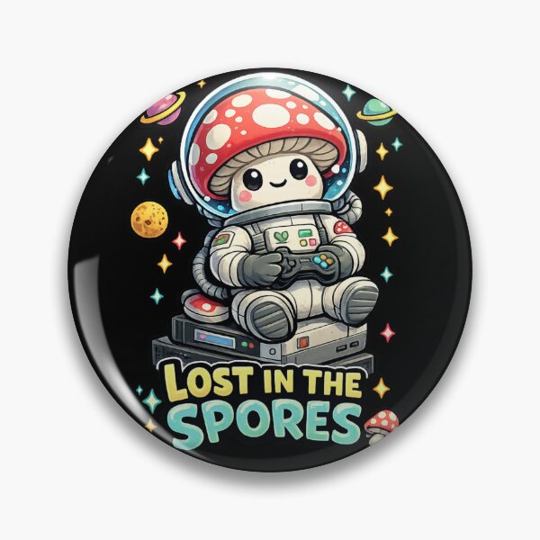 Item preview, Lost in the Spores Cute Mushroom Astronaut designed and sold by Houldi.