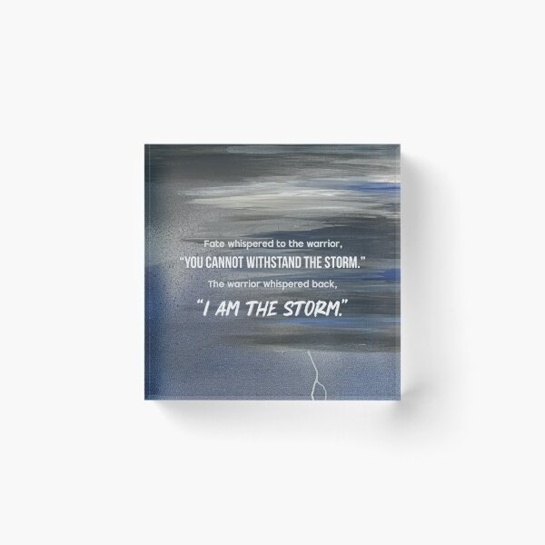 Item preview, Motivational quote, acrylic lightning painting designed and sold by GiSilver.