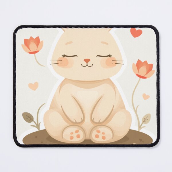 Aperçu de l'œuvre T-shirt Namaste Bunny Citation drôle de Kawaii Animal mignon créée et vendue par WrongGift.