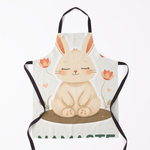 Aperçu de l'œuvre T-shirt Namaste Bunny Citation drôle de Kawaii Animal mignon créée et vendue par WrongGift.