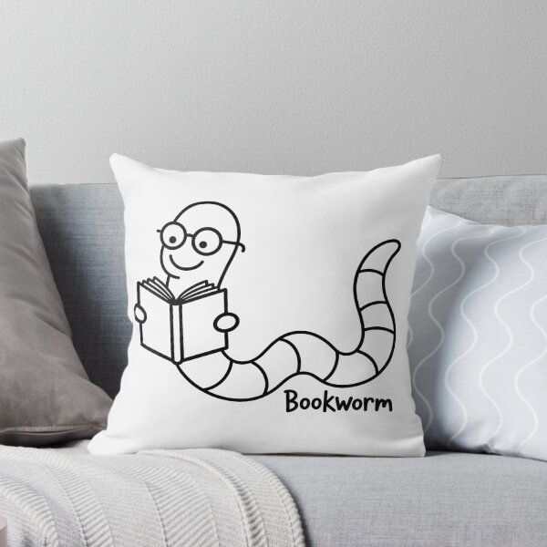 Item preview, Bold Character Pocket Bookworm - Small Statement Graphic designed and sold by ArthousePromos.