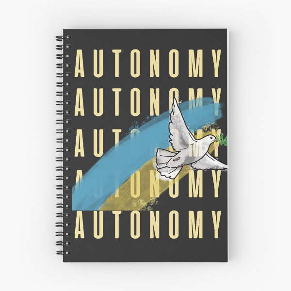 Item preview, Autonomy Peace Dove Abstract Yellow Blue Art designed and sold by EchoPrint Co..
