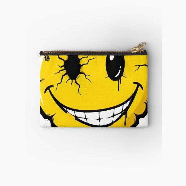 Item preview, Worn Cracked Smiley sticker designed and sold by StreetArtDecal.
