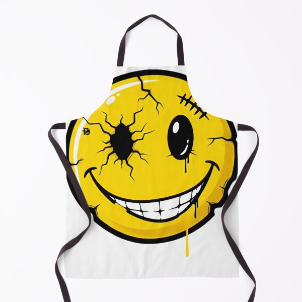 Item preview, Worn Cracked Smiley sticker designed and sold by StreetArtDecal.
