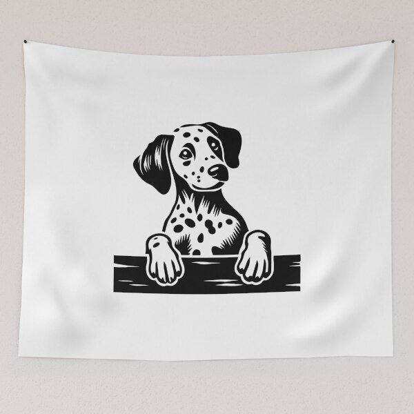 Artikelvorschau, peeking dog entworfen und verkauft von WhiteFoxy-Main.