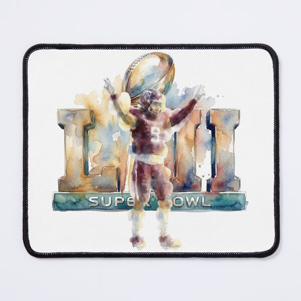 Item preview, Watercolor Football Championship Super Bowl Victory Art designed and sold by cucuzeus.