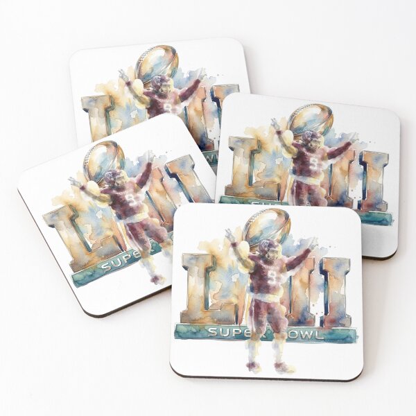 Item preview, Watercolor Football Championship Super Bowl Victory Art designed and sold by Turnersports.