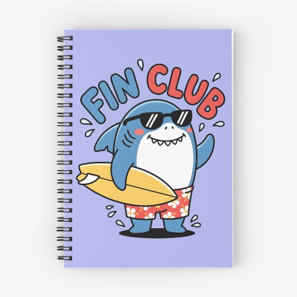 Item preview, Fin Club – Cute Surf Shark Design designed and sold by Sea Gem.
