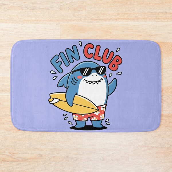 Item preview, Fin Club – Cute Surf Shark Design designed and sold by Sea Gem.