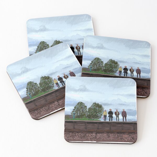 Item preview, Trainspotting Train Scene Illustration by burro designed and sold by burrotees.