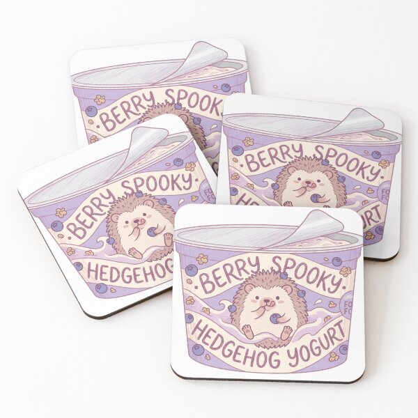 Item preview, Berry Spooky Hedgehog Yogurt - Cute Kawaii Sarcasm designed and sold by 0Zetgest.