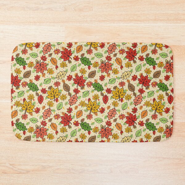 Item preview, Autumn Leaves Doodle Pattern Cozy Fall Foliage designed and sold by CI Creative Design LLC.