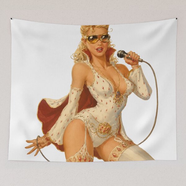 Item preview, Vintage Rock Queen Pin-Up – Retro Stage Performer designed and sold by Cosplayvintage.
