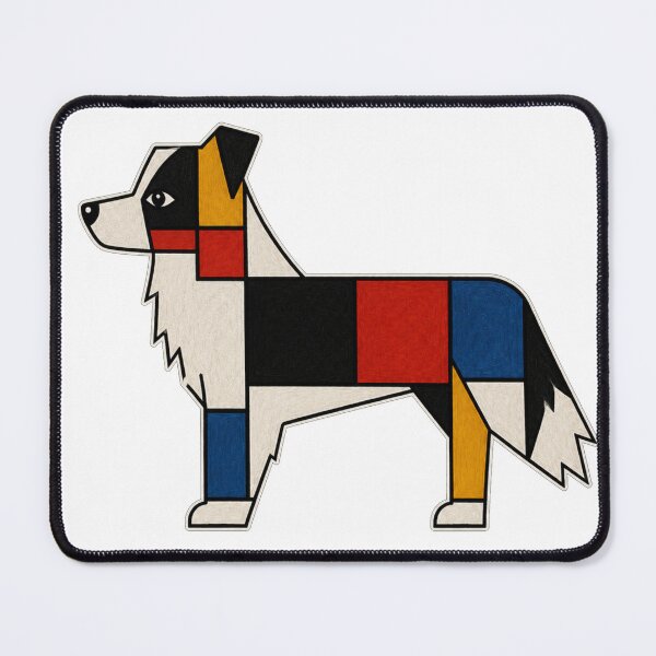 Item preview, Mondrian Border Collie designed and sold by BarkhausStudio.