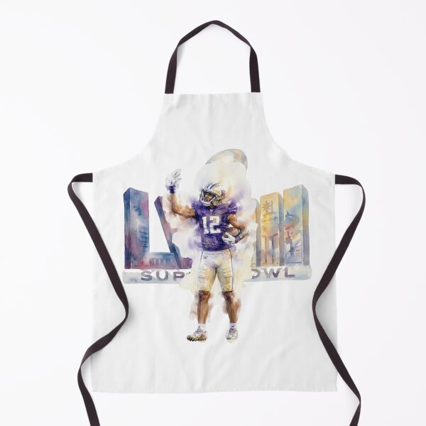 Item preview, Watercolor Super Bowl LIX Football Player Design - Purple and Gold Team Colors designed and sold by cucuzeus.