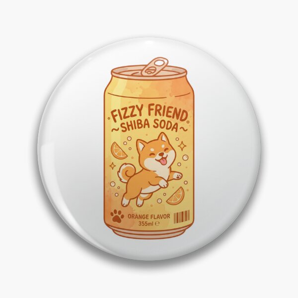 Item preview, Fizzy Friend Shiba Soda Can - Cute Kawaii Dog designed and sold by 0Zetgest.