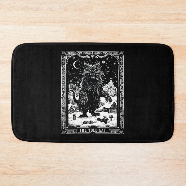 Item preview, The Yule Cat Tarot Card Goth Christmas designed and sold by SmithKevinDes.